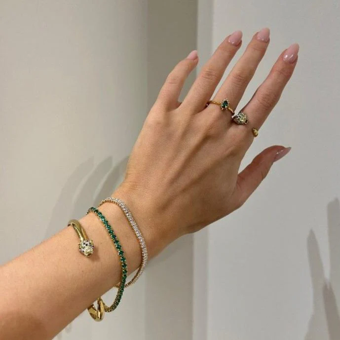 Emerald & Crystal Ring - Image 5