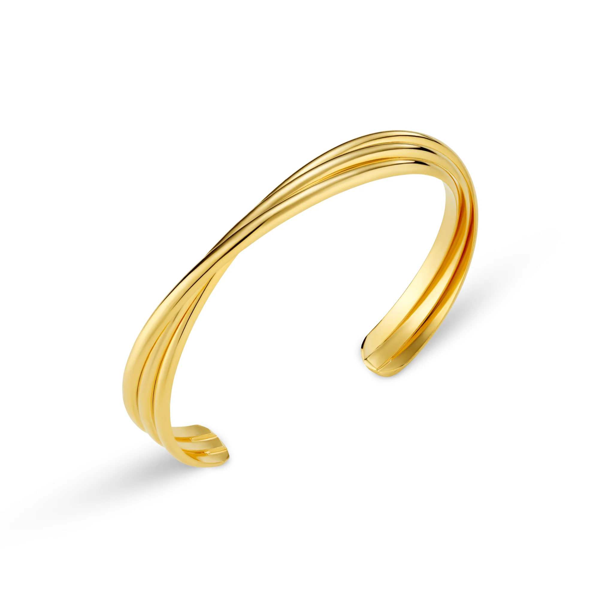 Interlocking Open Bangle