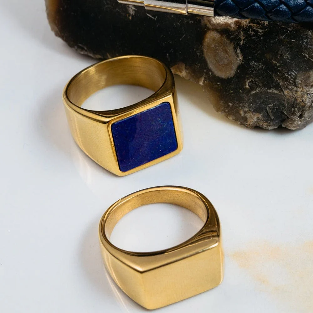 Lapis Signet Ring - Image 3