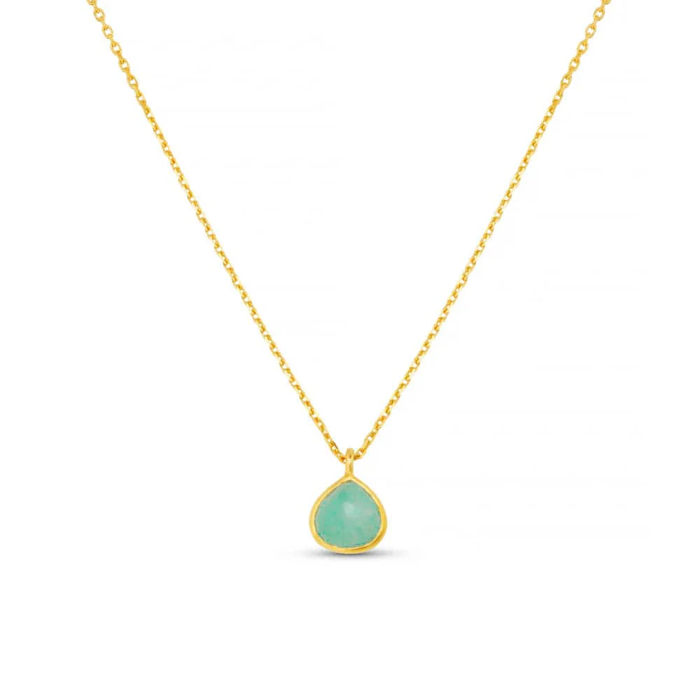 LUXE Semi-Precious Blue Amazonite Necklace