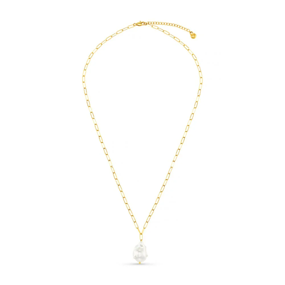 LUXE Statement Pearl Pendant Necklace - Image 4