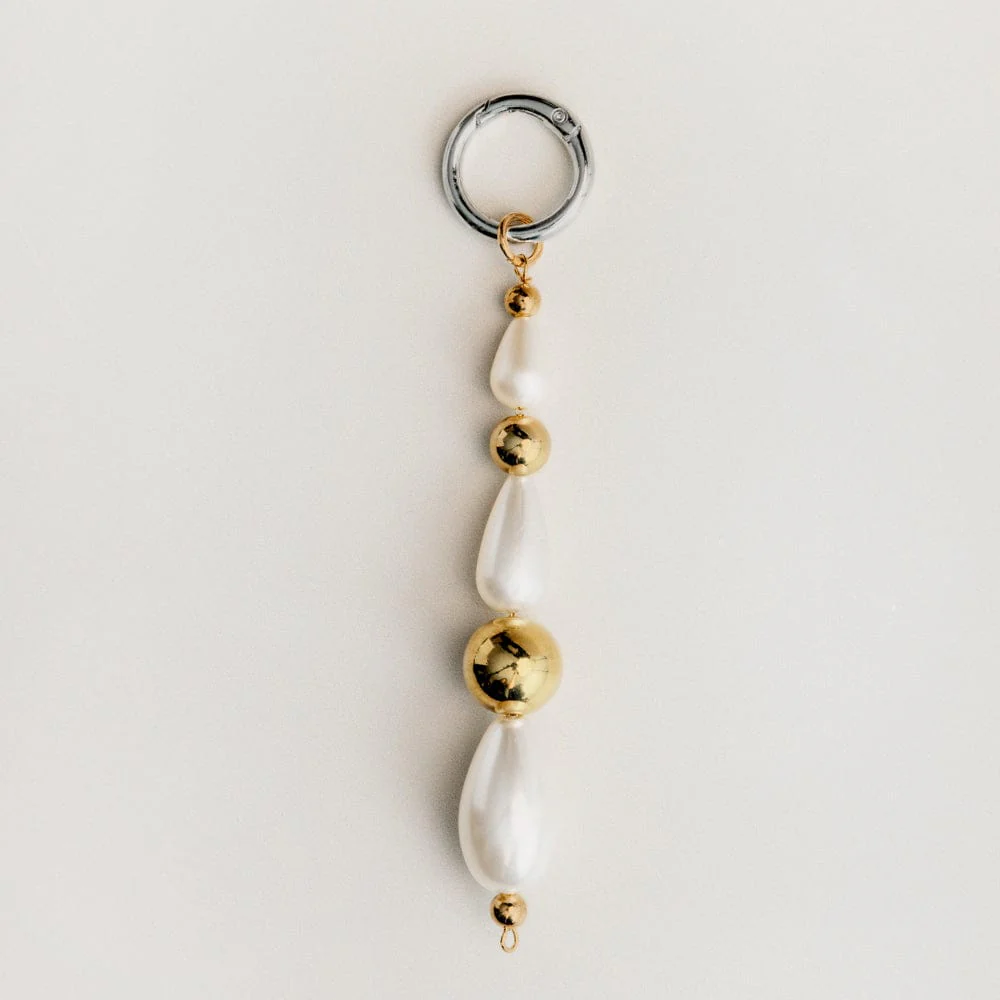 Pearl & Bead Bag Charm