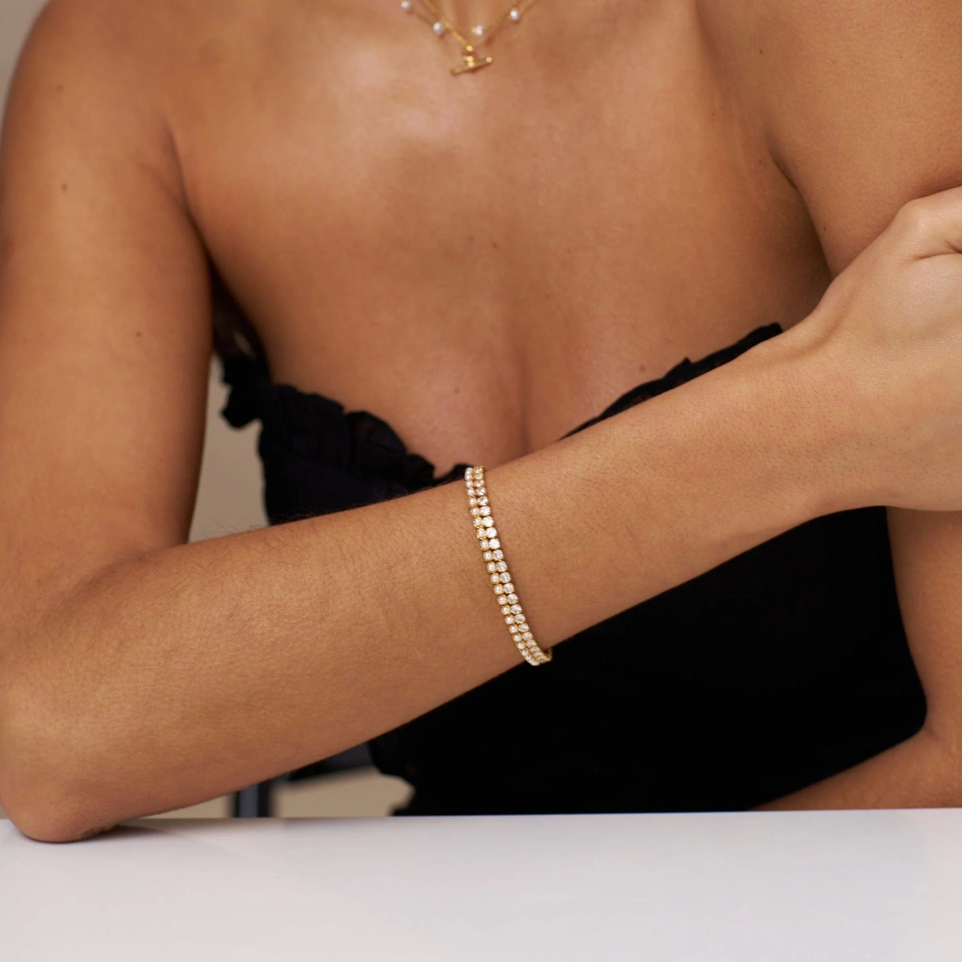Pearl Tennis Bracelet - Image 2