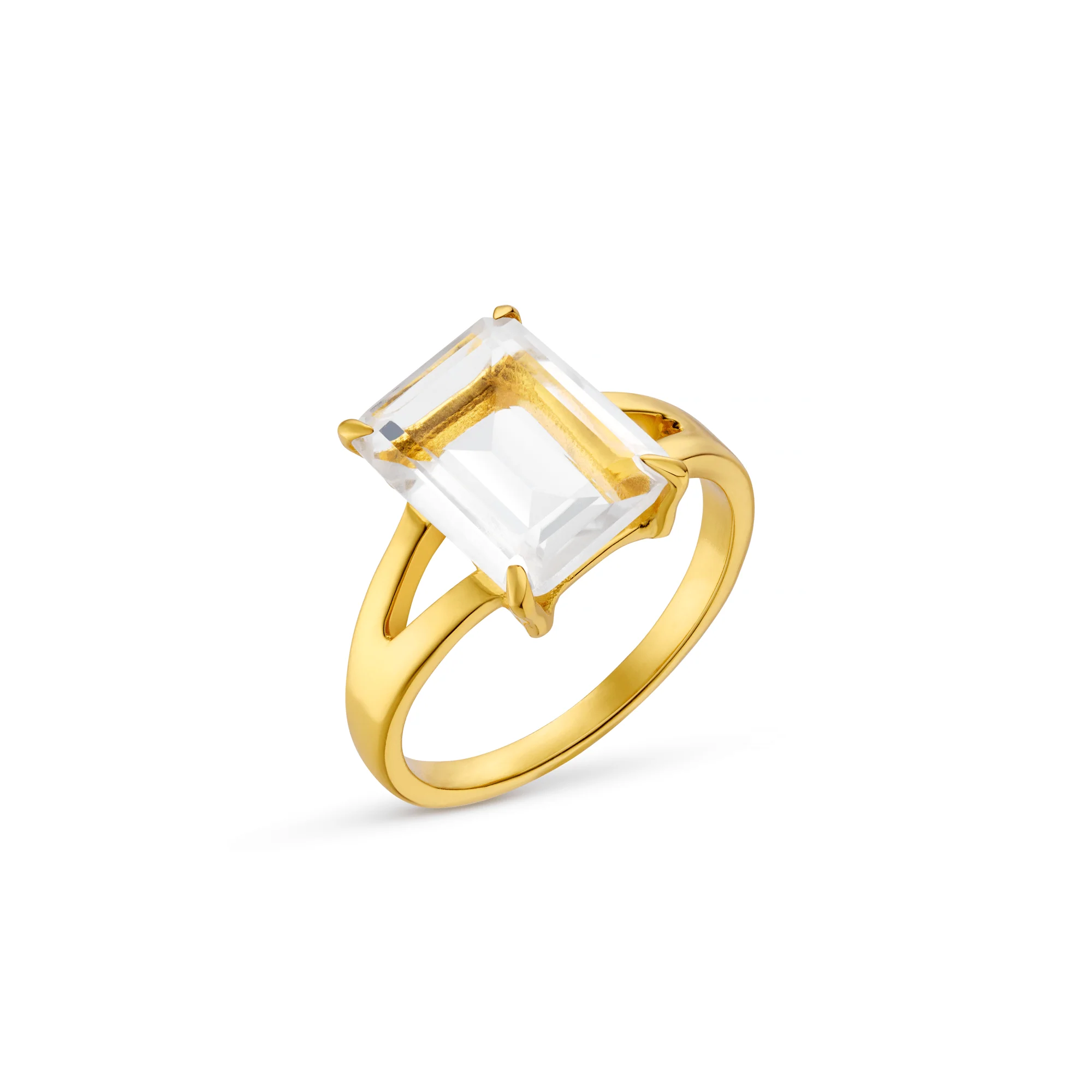 Semi-Precious Claw Set Ring