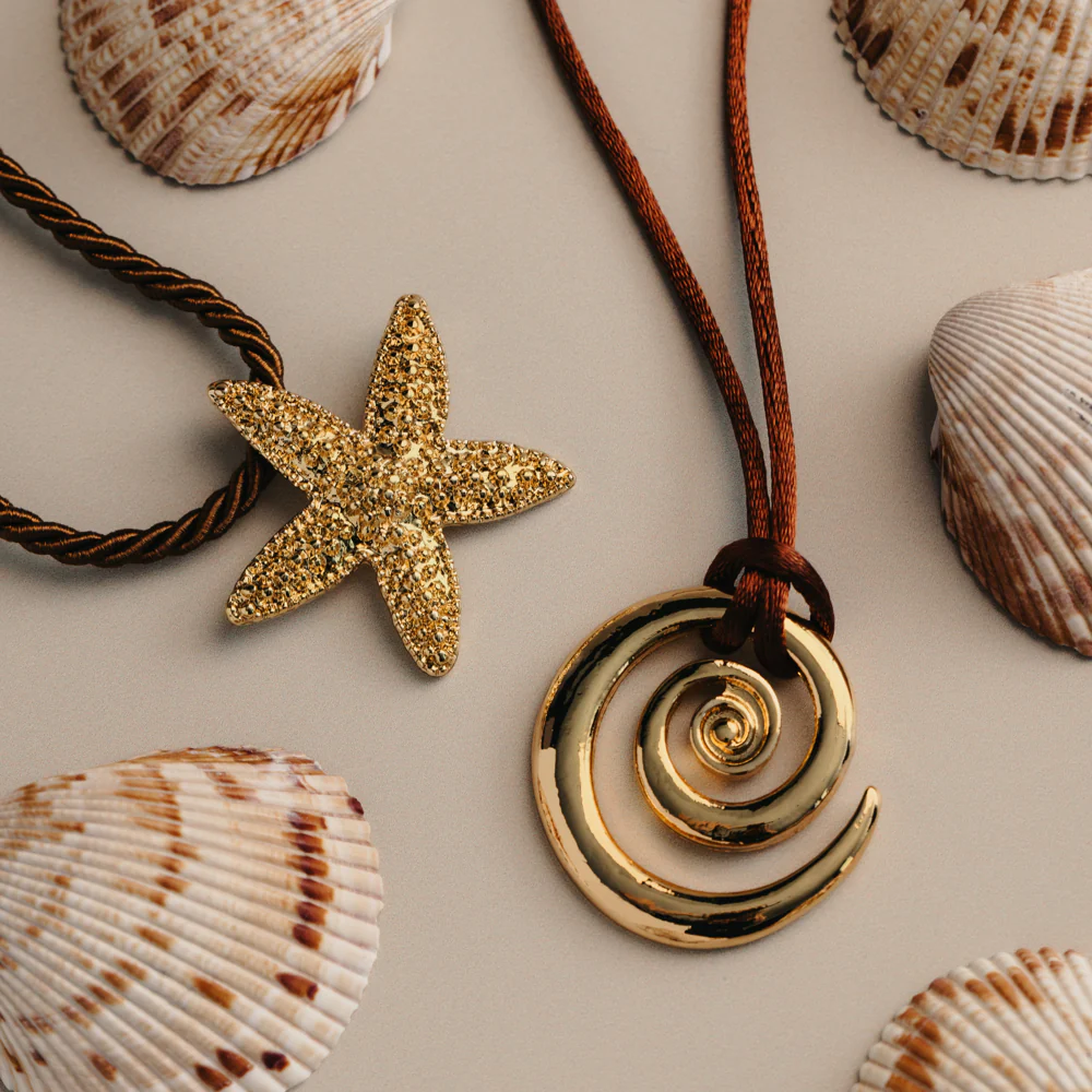 Starfish Twisted Cord Necklace - Image 5